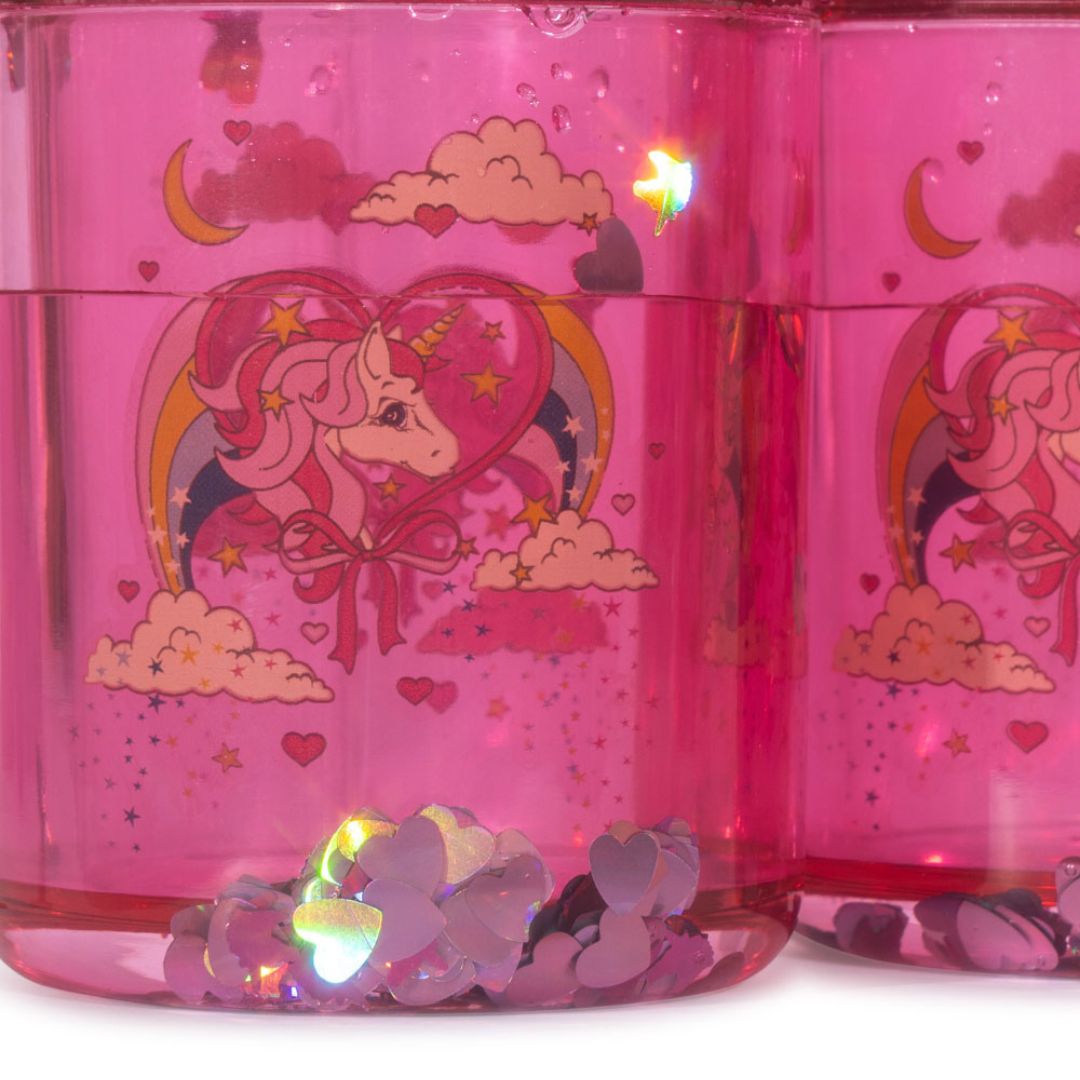 konges sløjd kinderbekers met glitter - horn stars - 2st | KS101851-HORN-STARS | 3