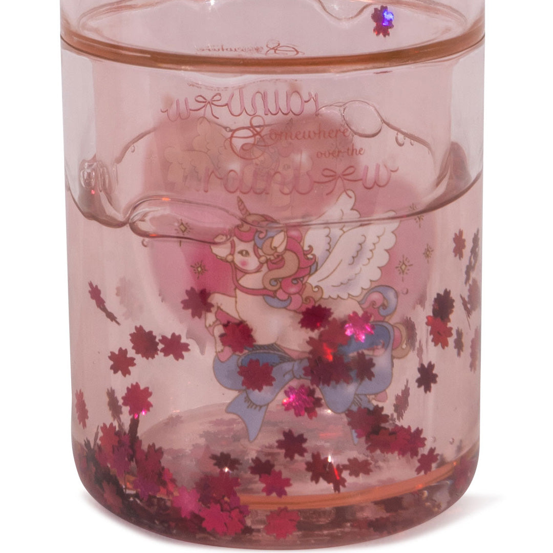 konges sløjd kinderbekers met glitter - pink mix - 4st | KS103196-PINK | 2