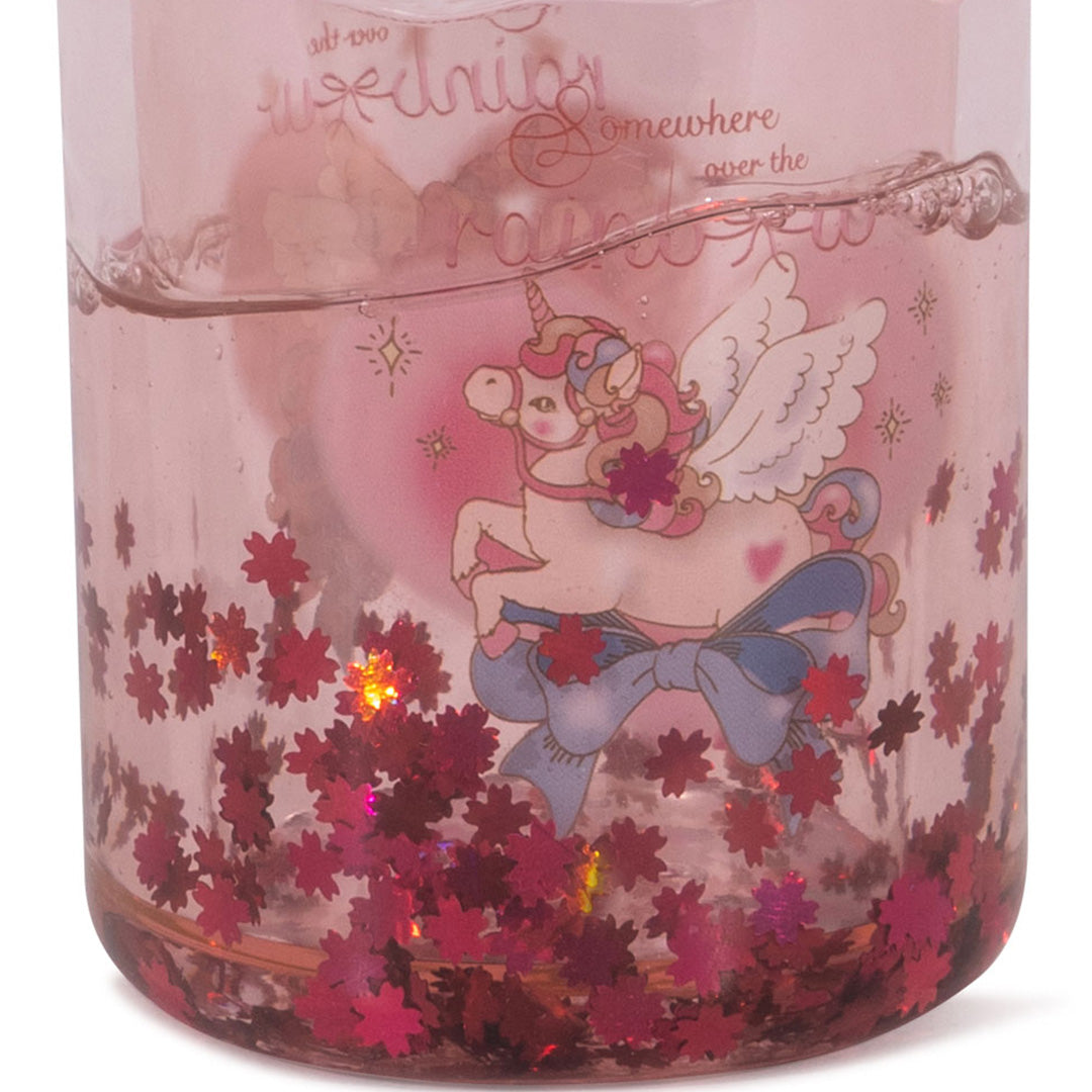 konges sløjd kinderbekers met glitter rainbow - 2st | KS103024-RAINBOW | 2