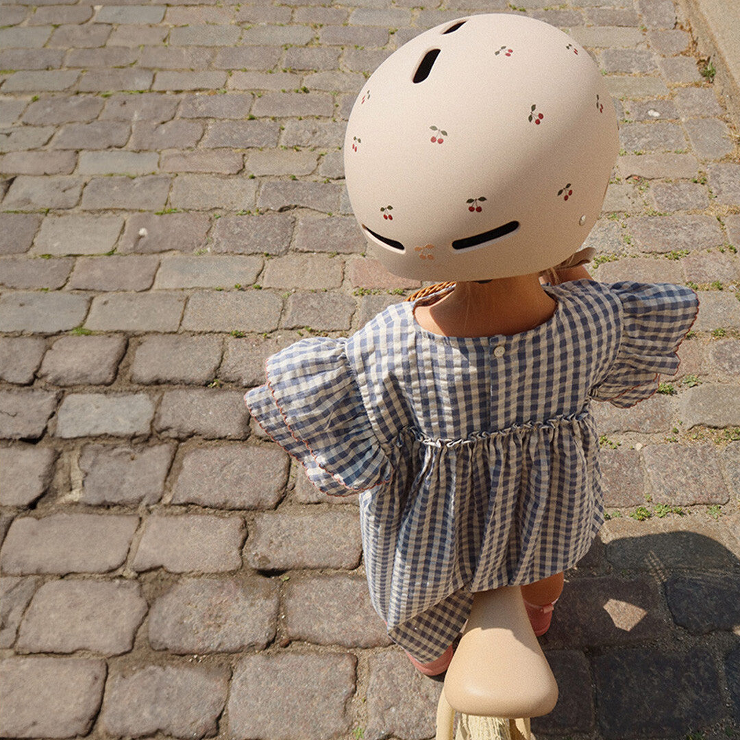 konges sløjd kinderhelm cherry - 4-8 jaar | KS100149-CHERRY-4-8 | 3