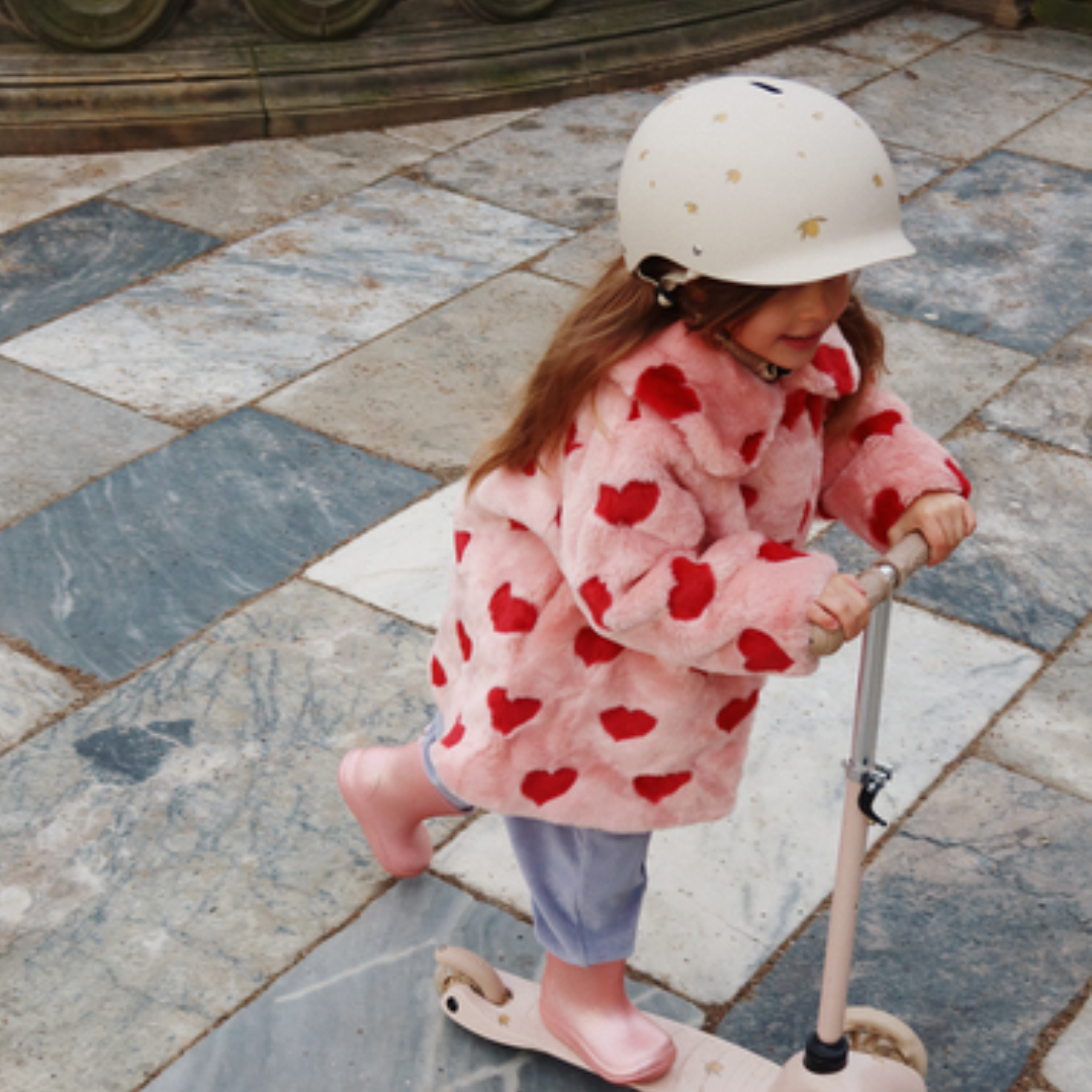 konges sløjd kinderhelm lemon - 4-8 jaar | KS100149-LEMON-4-8 | 2