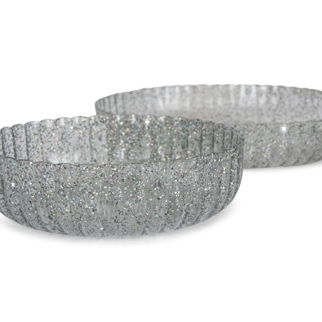 konges sløjd kinderservies sparkling blue - 3-delig  | KS101469-BLUE | 2