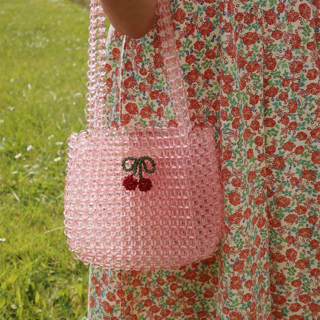 konges sløjd kindertas perla - peony | KS102397-PEONY | 1
