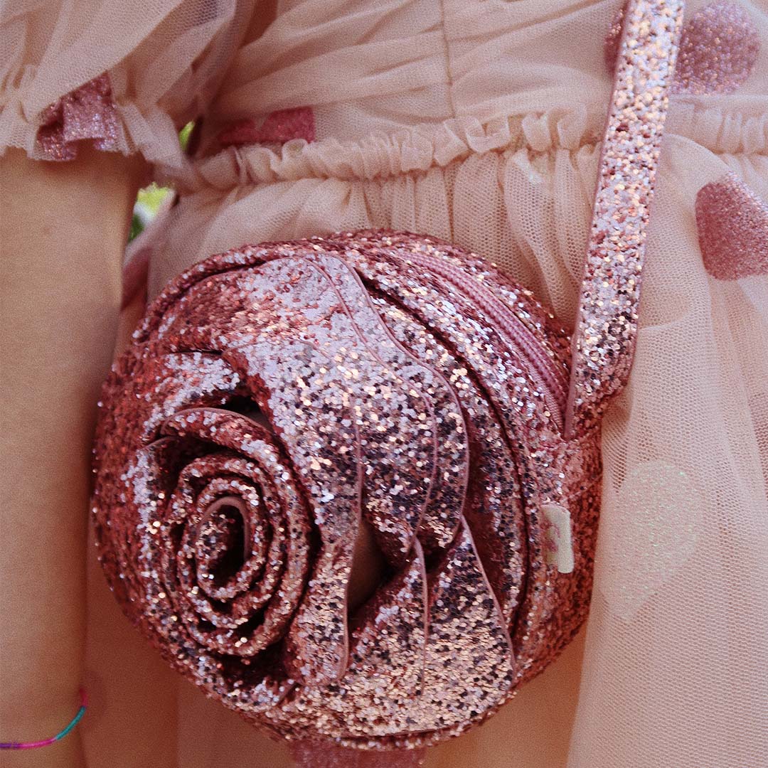 konges sløjd kindertas roos glitter | KS101656 | 2