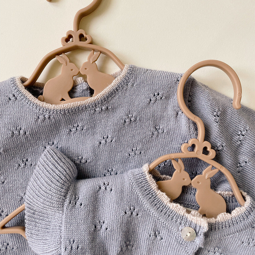 konges sløjd kledinghanger bunny - caramel - 5st  | KS5854-CARAMEL | 1