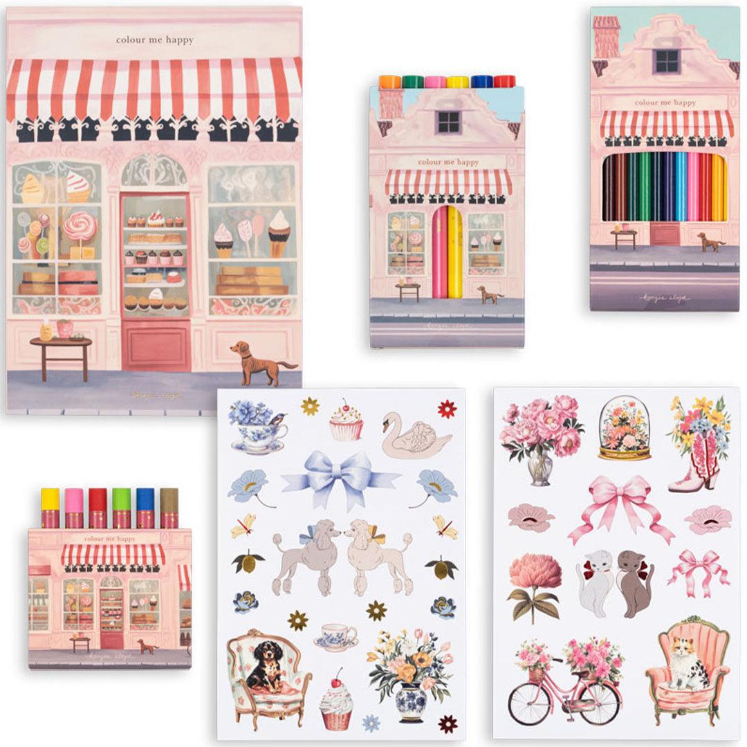 konges sløjd knutselset - pink - 27-delig | KS103285-PINK | 4