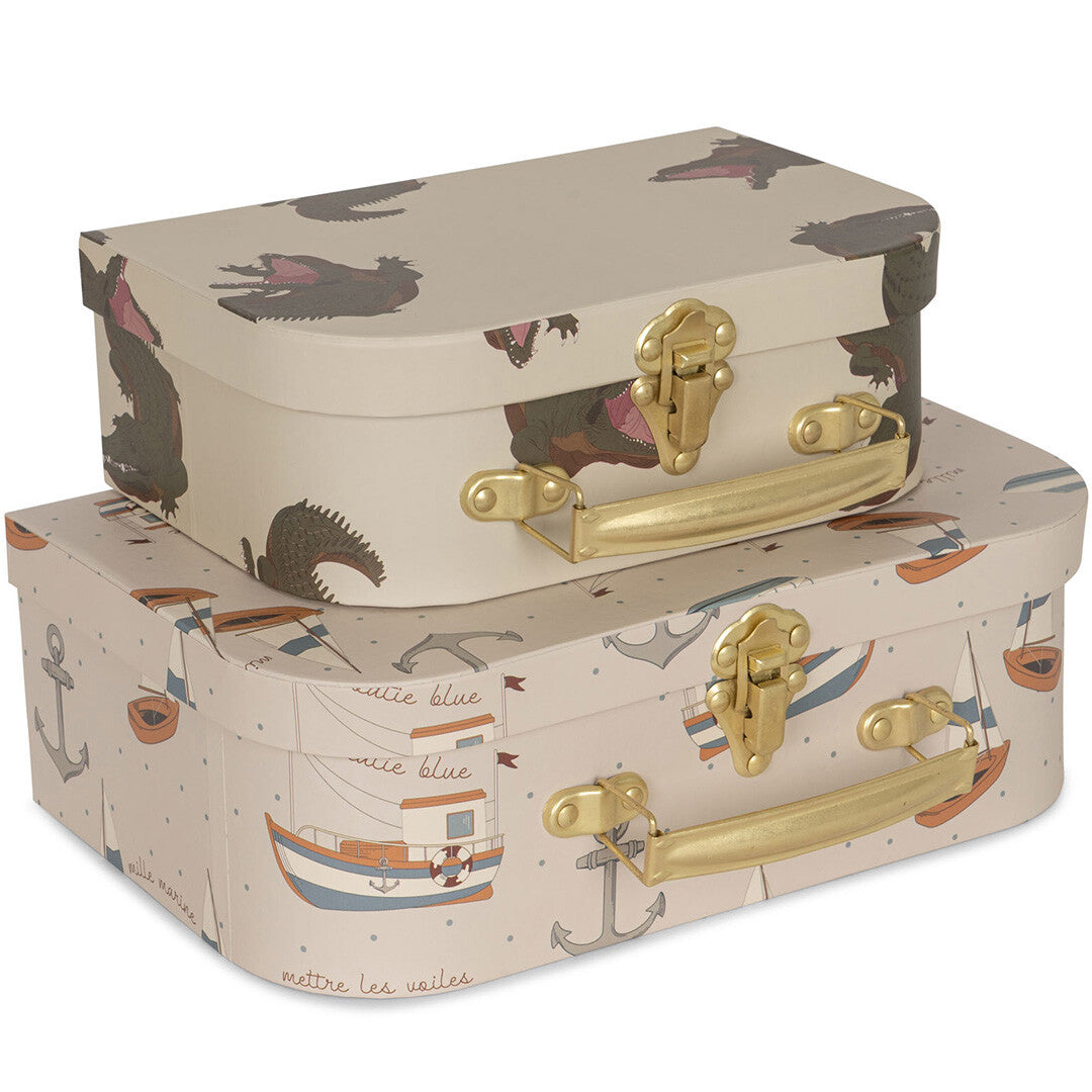 konges sløjd kofferset crocodile - 2st | KS100029-CROCODILE | 0