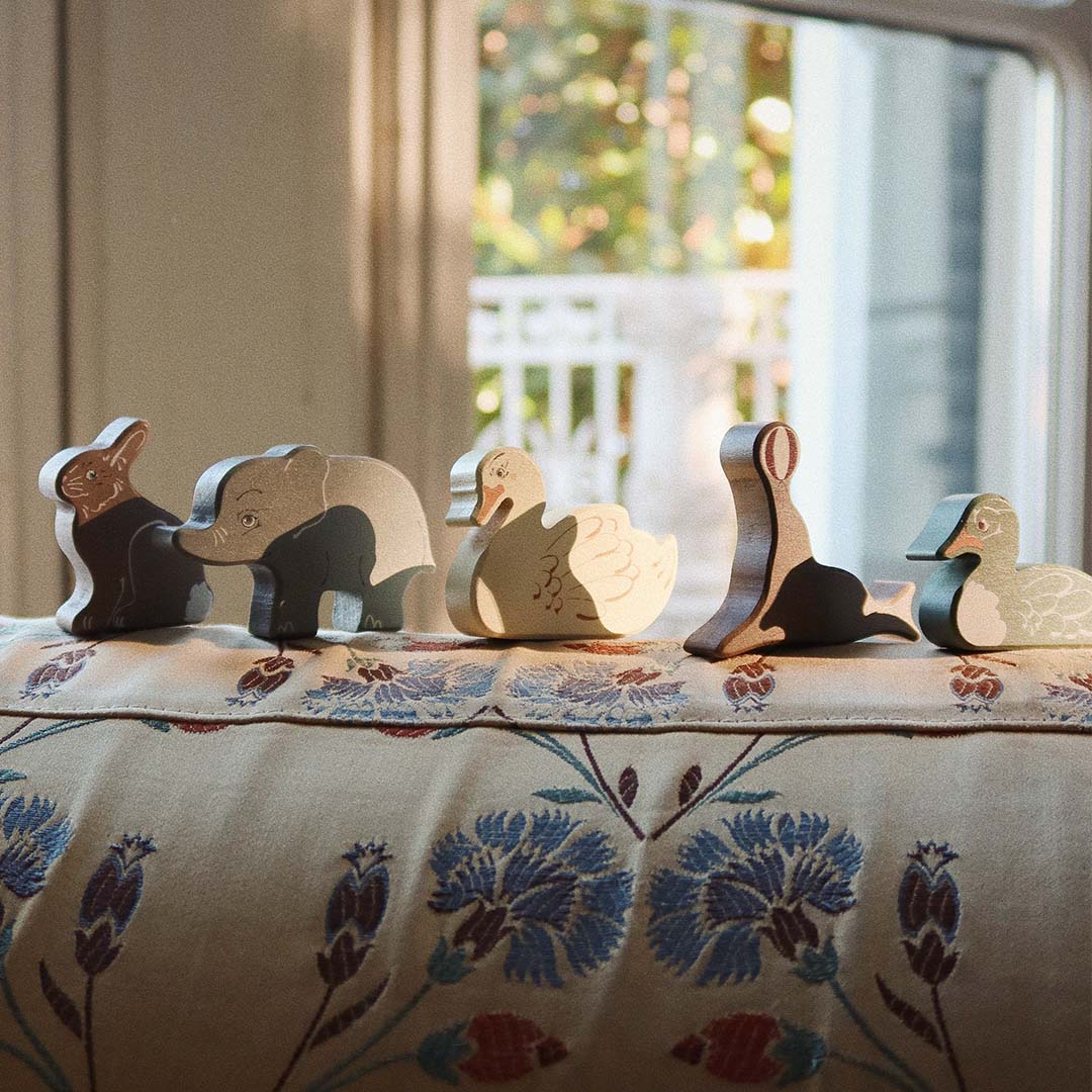 konges sløjd mini dieren - 9st | KS101743 | 3