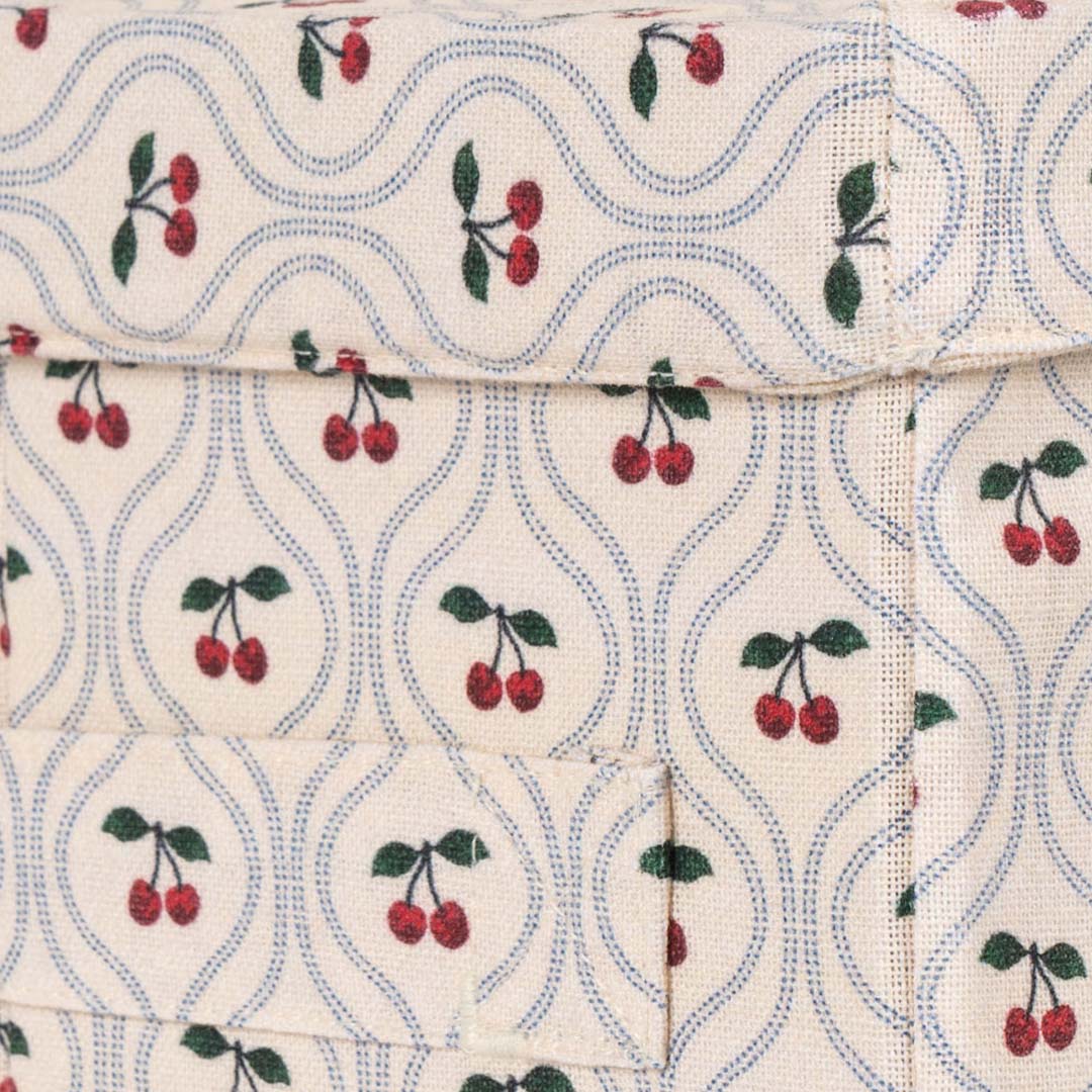 konges sløjd opbergmand - cherry motif | KS103278-CHERRY | 2