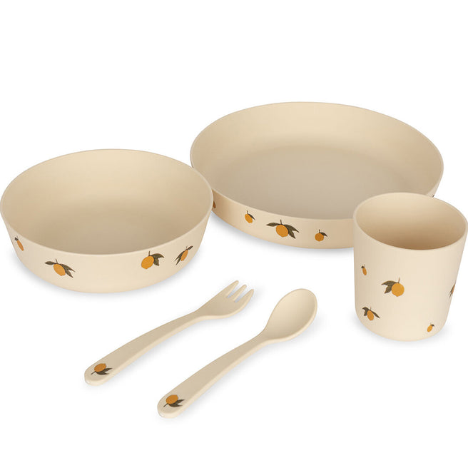 konges sløjd pla kinderservies lemon | KS4240-LEMON | 0