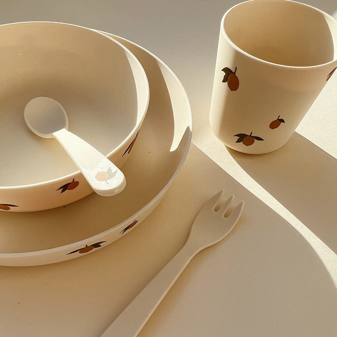 konges sløjd pla kinderservies lemon | KS4240-LEMON | 1