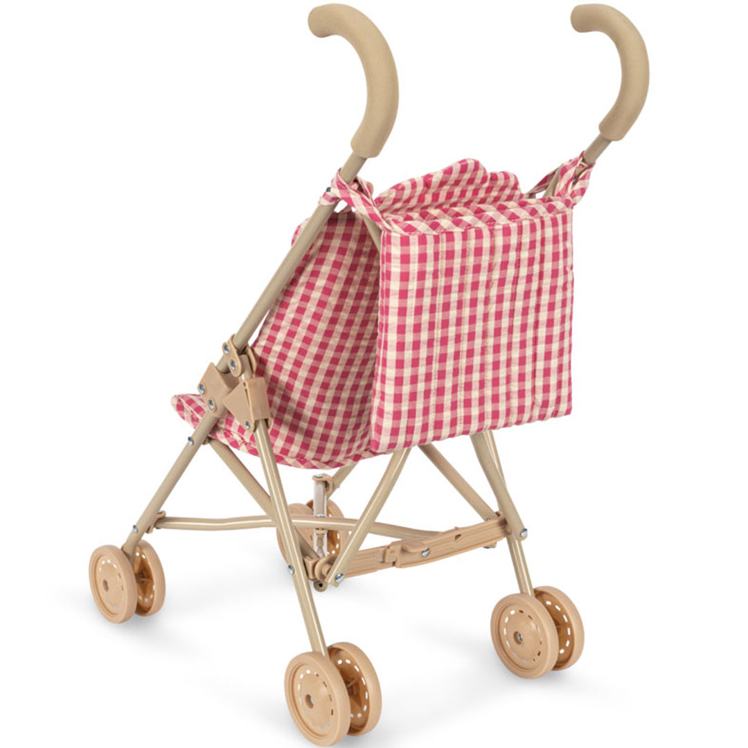 konges sløjd poppenbuggy cheeky - bubblegum check | KS103259 | 4