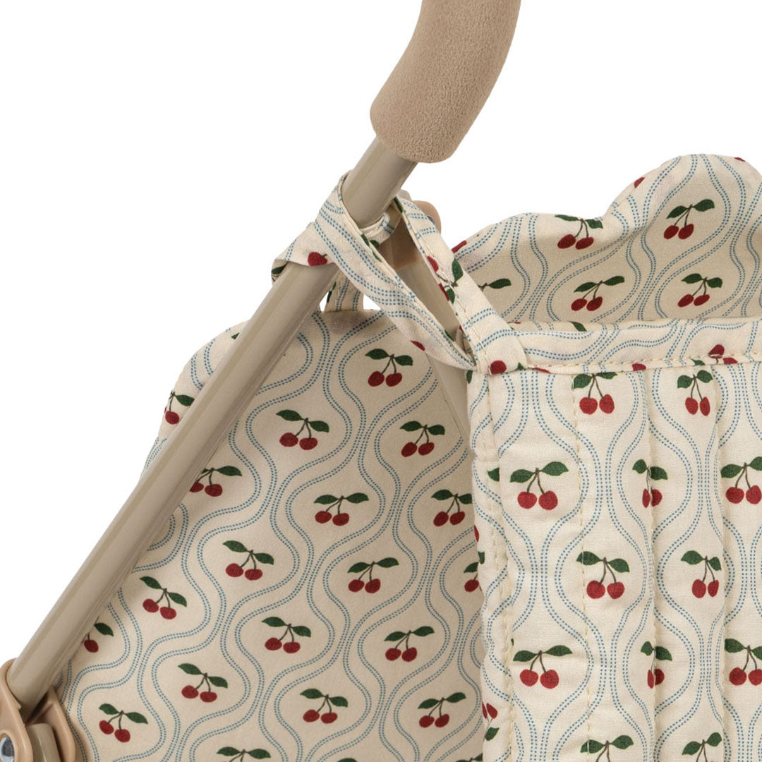 konges sløjd poppenbuggy - cherry motif | KS103104-CHERRY | 2