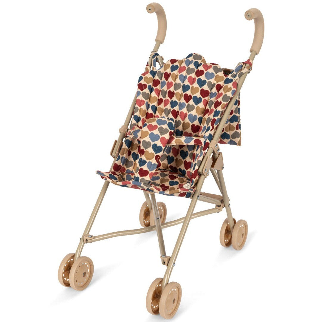 konges sløjd poppenbuggy - coeur bisous | KS101484-BISOUS | 0