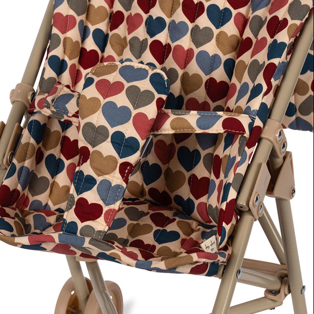 konges sløjd poppenbuggy - coeur bisous | KS101484-BISOUS | 2