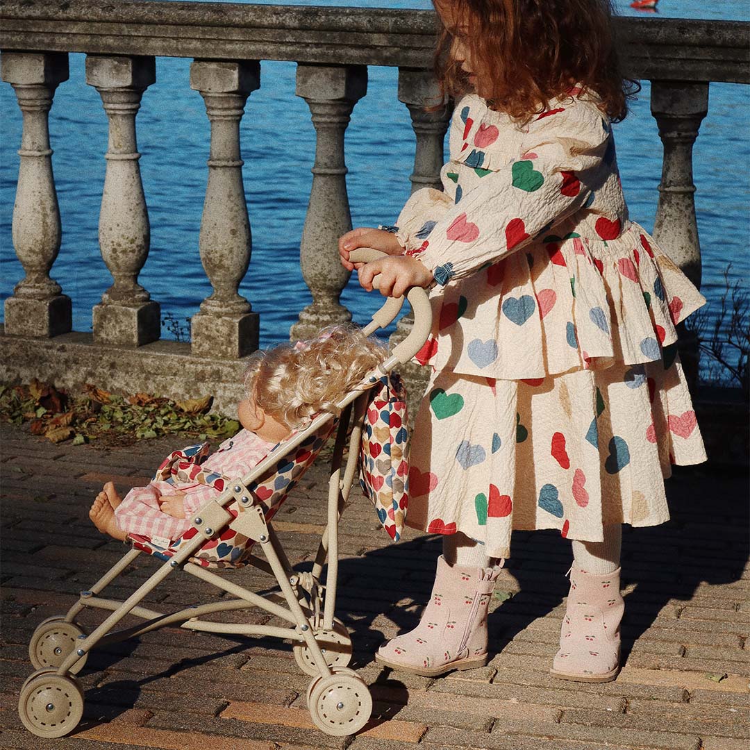 konges sløjd poppenbuggy - coeur bisous | KS101484-BISOUS | 3