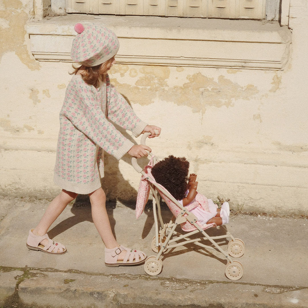 konges sløjd poppenbuggy - lacy pink | KS102660-LACY | 2