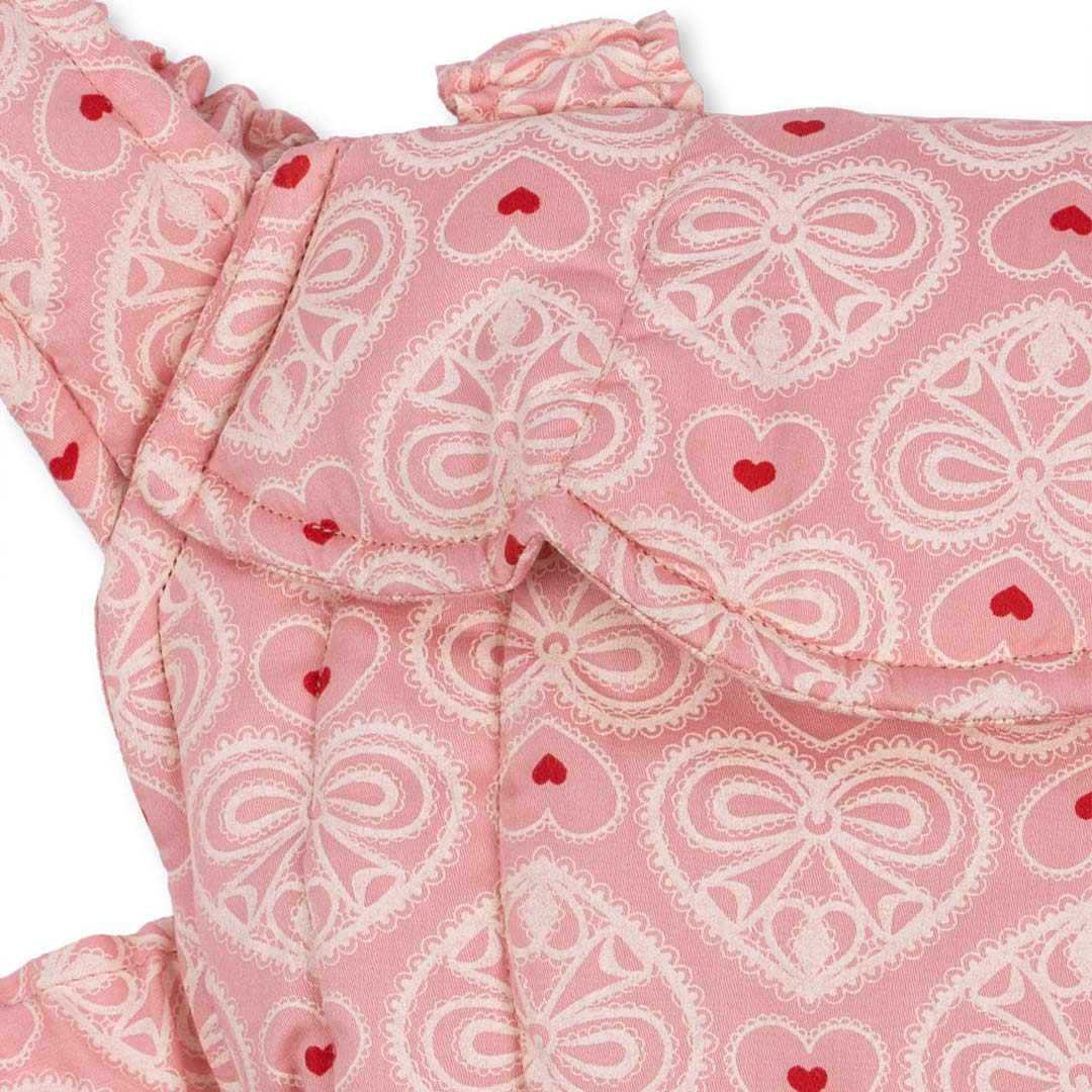 konges sløjd poppendraagzak - lacy pink | KS102654-LACY-PINK | 2