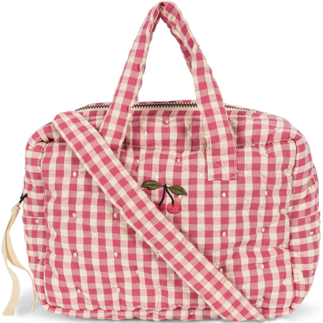 konges sløjd poppenluiertas - bubblegum check | KS103105-BUBBLEGUM | 0