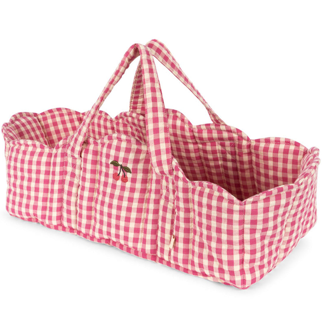 konges sløjd poppenreiswieg - bubblegum check | KS103409-BUBBLEGUM | 0