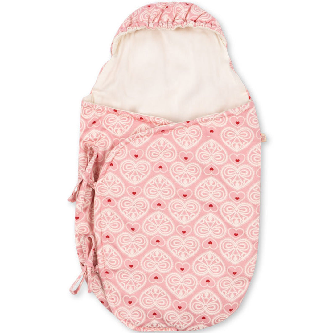 konges sløjd poppenslaapzak - lacy pink | KS102662-LACY-PINK | 0