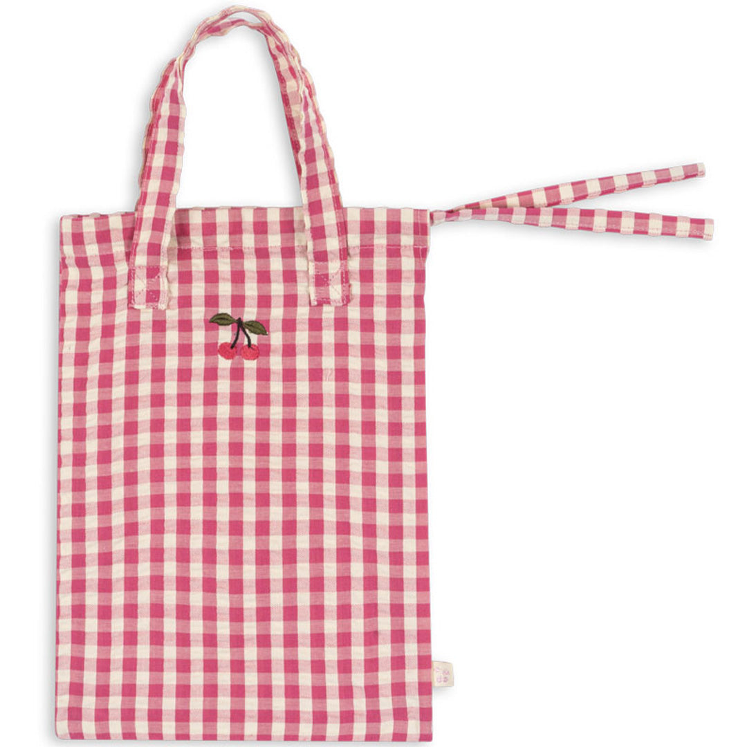 konges sløjd poppenverzorgingsset - bubblegum check | KS103110-BUBBLEGUM | 1