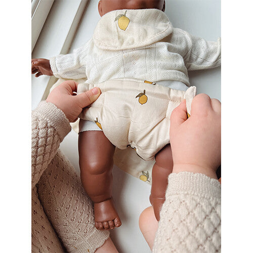 konges sløjd poppenverzorgingsset - lemon | KS3874-LEMON | 2