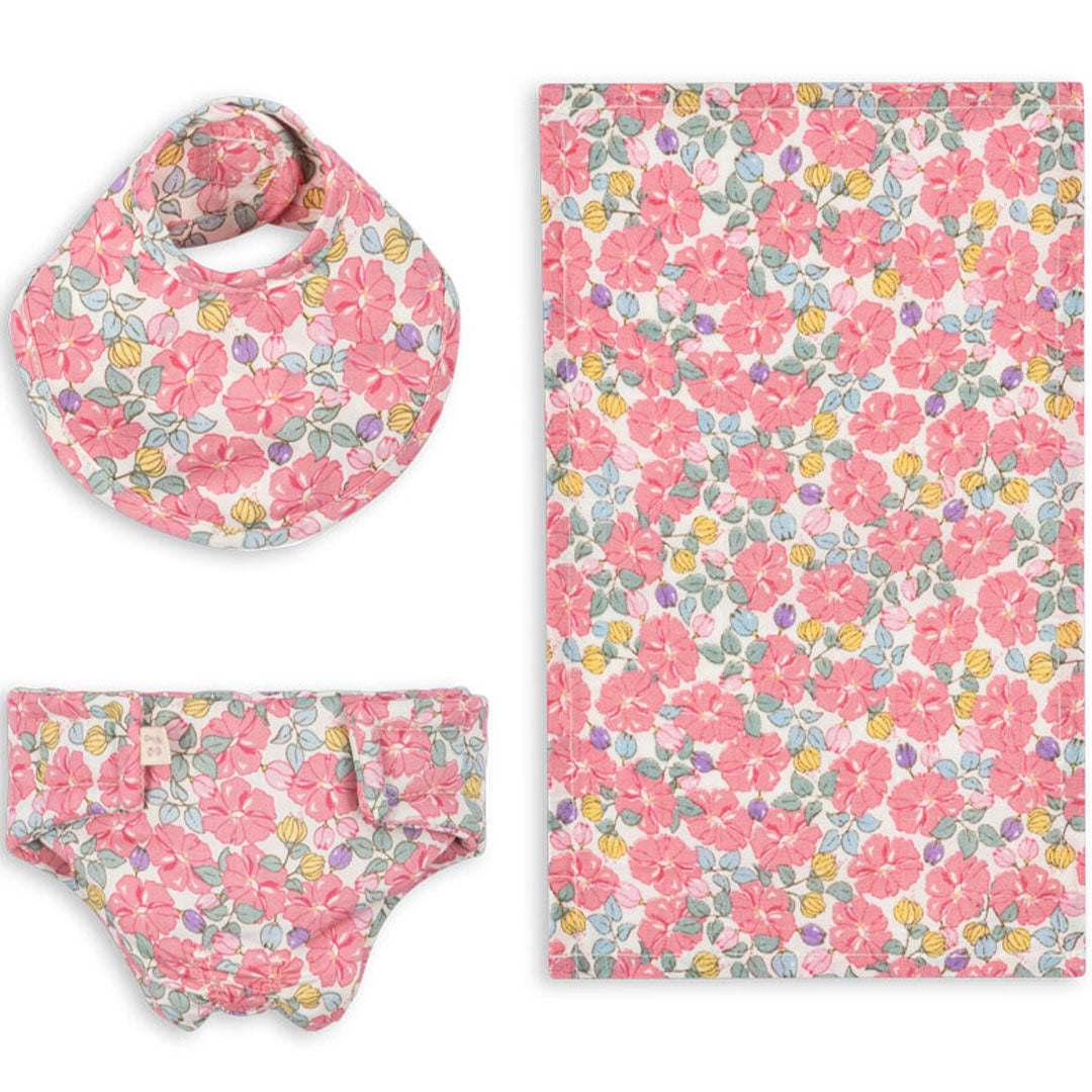 konges sløjd poppenverzorgingsset - rose anglaise | KS103110-ROSE | 0