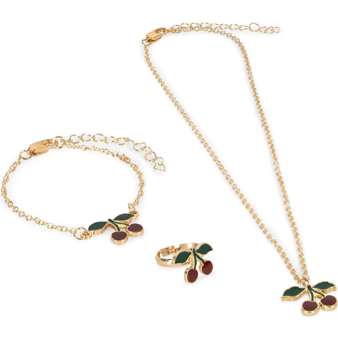 konges sløjd sieradenset - cherry | KS102943-GOLD | 0