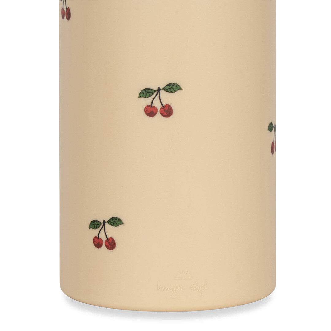 konges sløjd siliconen drinkfles - cherry - 420 ml | KS3588-CHERRY | 1