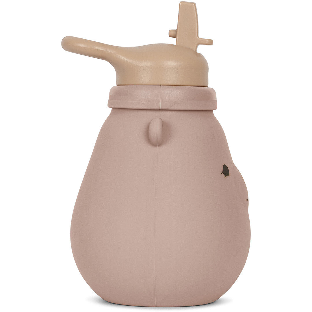 konges sløjd siliconen drinkfles teddy - blush - 400ml | KS4298-BLUSH | 2