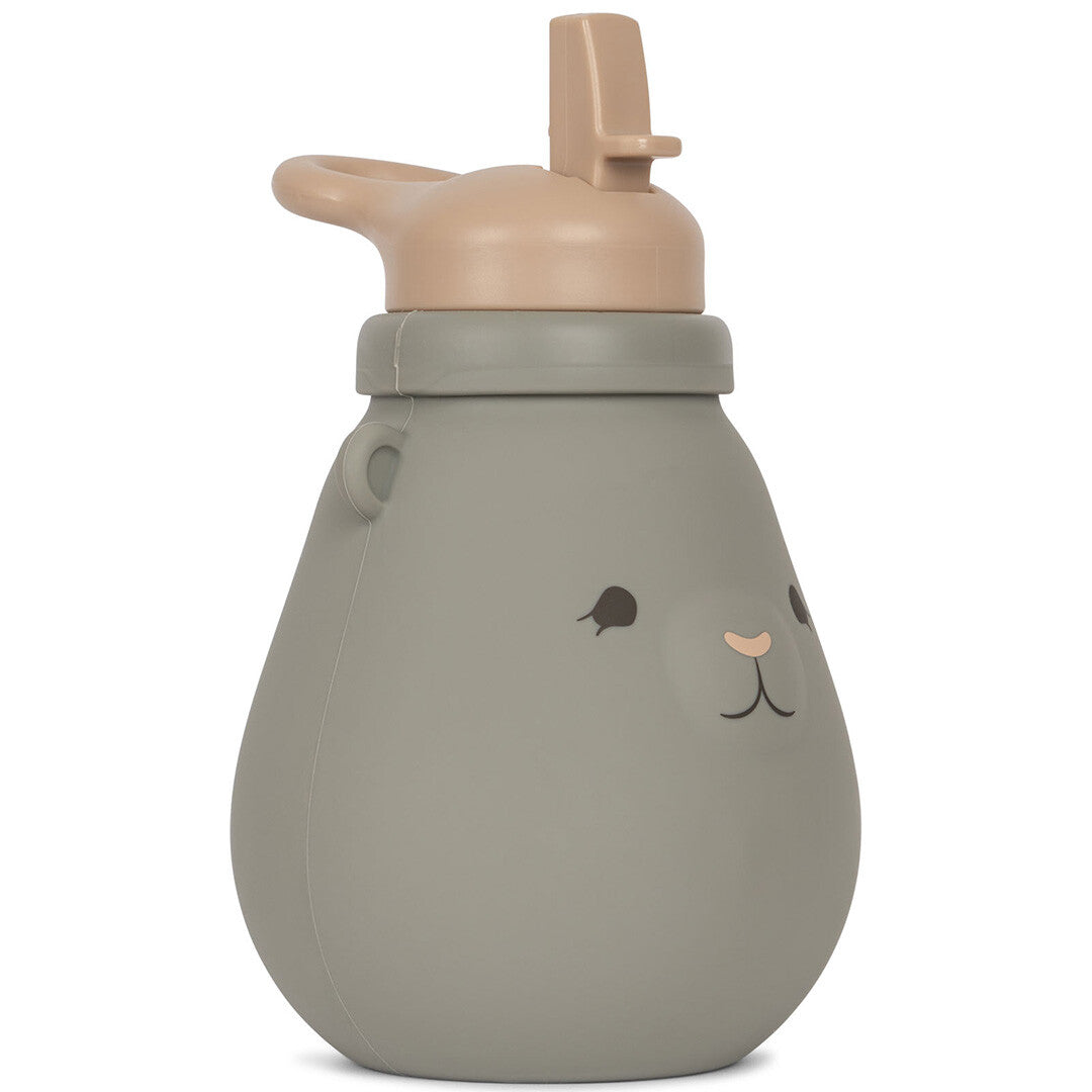 konges sløjd siliconen drinkfles teddy - whale - 400ml | KS4298-WHALE | 0