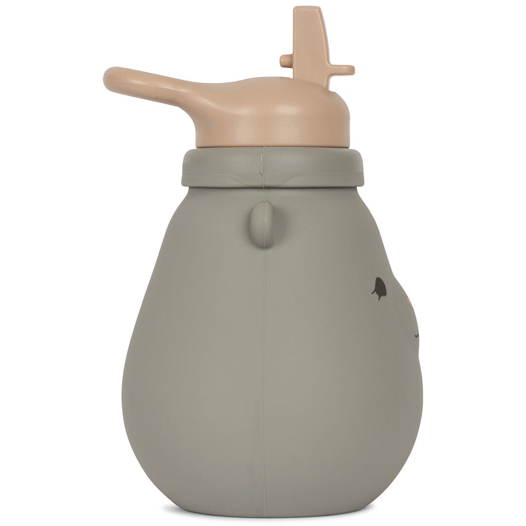 konges sløjd siliconen drinkfles teddy - whale - 400ml | KS4298-WHALE | 2