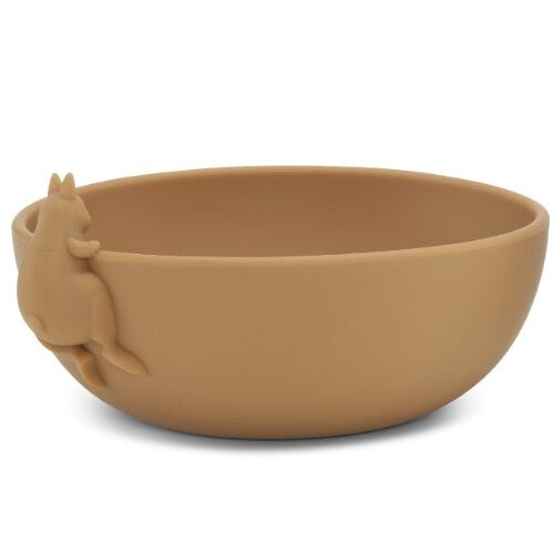 konges sløjd siliconen kinderkom en beker bunny - almond | KS3260-ALMOND | 1