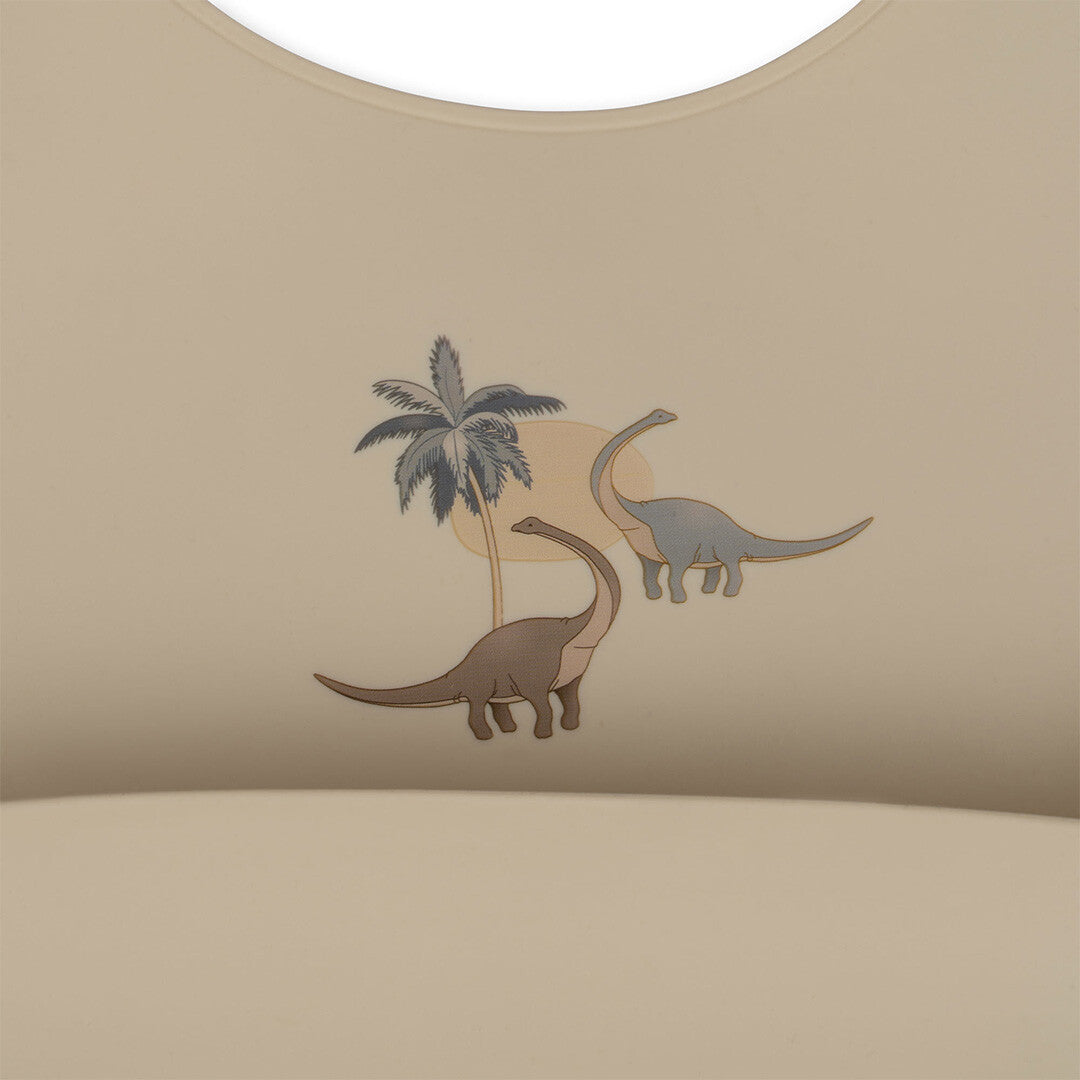 konges sløjd siliconen slabbetjes dino blue - 2st | KS100026-DINO | 2