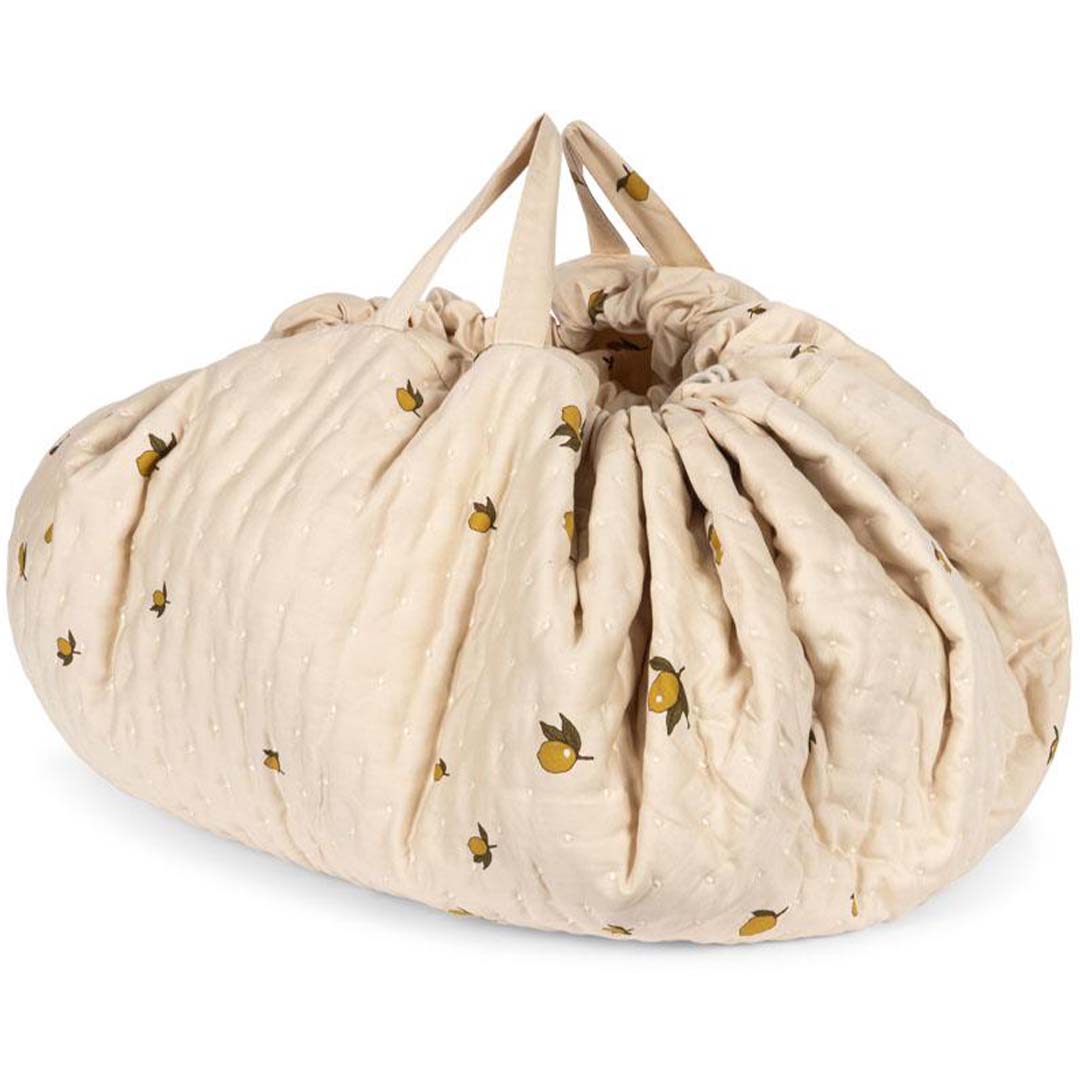 konges sløjd speelkleed en opbergzak lemon | KS101693-LEMON | 3