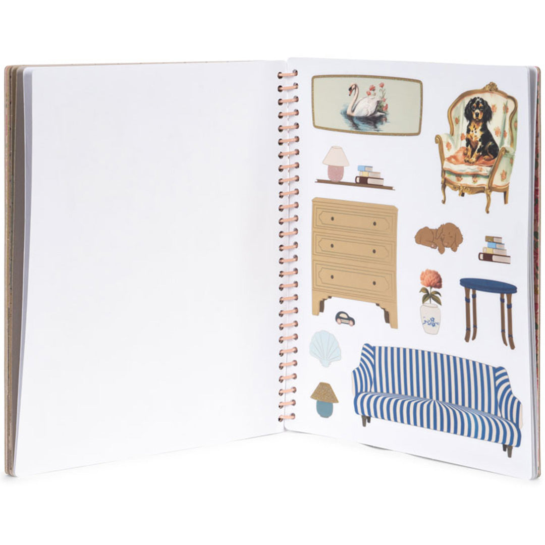 konges sløjd stickerboek - dusty pink | KS102608-DUSTY-PINK | 2