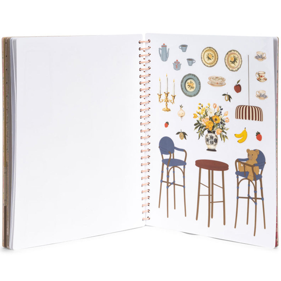 konges sløjd stickerboek - dusty pink | KS102608-DUSTY-PINK | 3