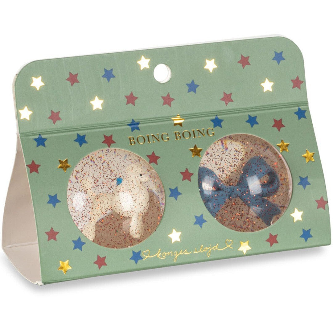 konges sløjd stuiterbal poodle - bow - 2st | KS101903-POODLE | 2