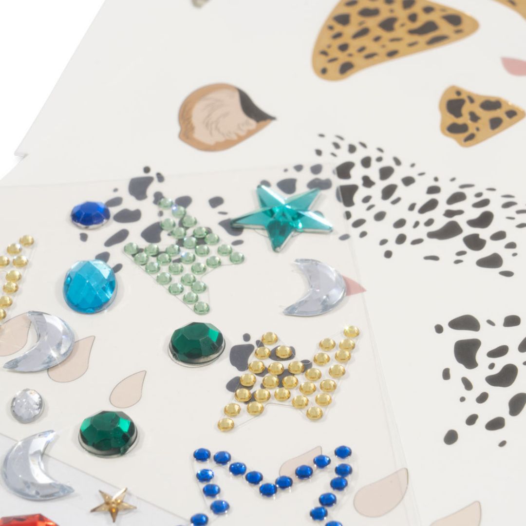 konges sløjd tattoos en gezichtstickers - dieren | KS101983-BOY | 1