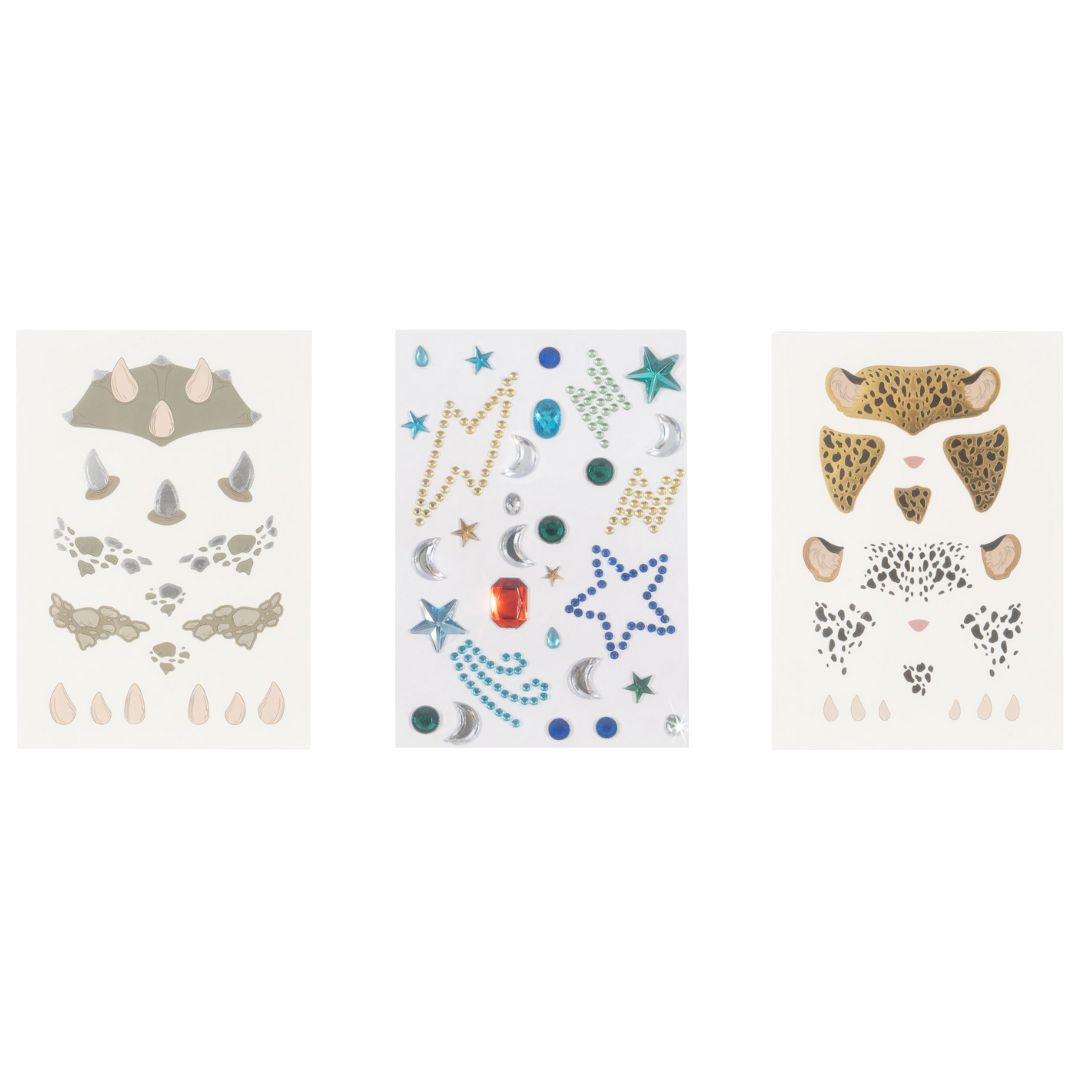 konges sløjd tattoos en gezichtstickers - dieren | KS101983-BOY | 3