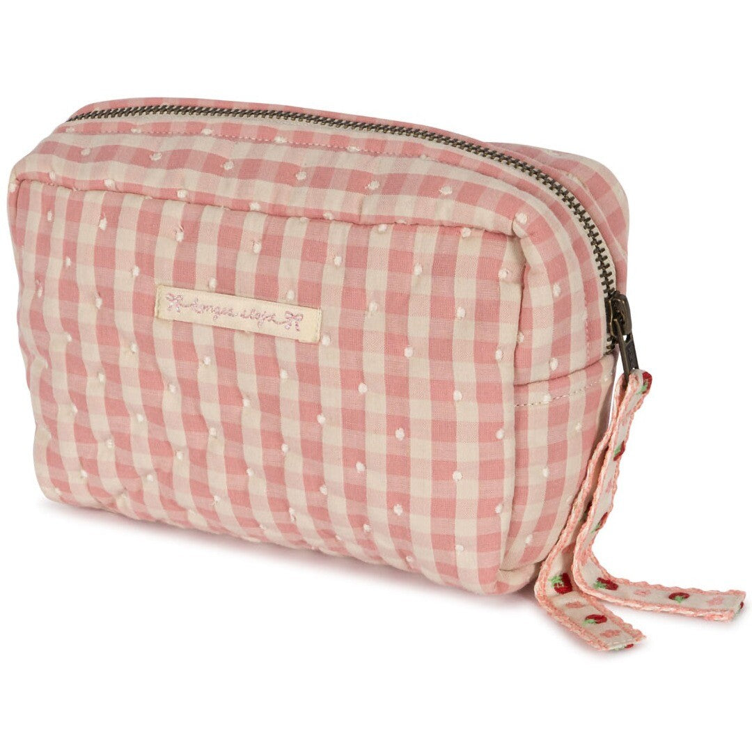 konges sløjd toilettas powder pink check - small | KS101661-SMALL | 0