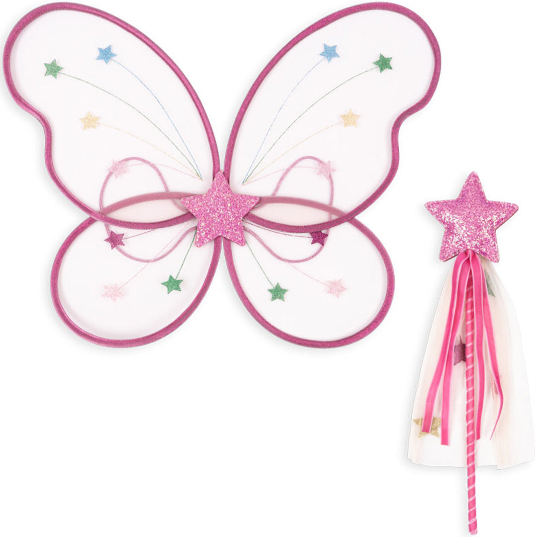 konges sløjd vleugels en staf - fairy rainbow | KS103250 | 0