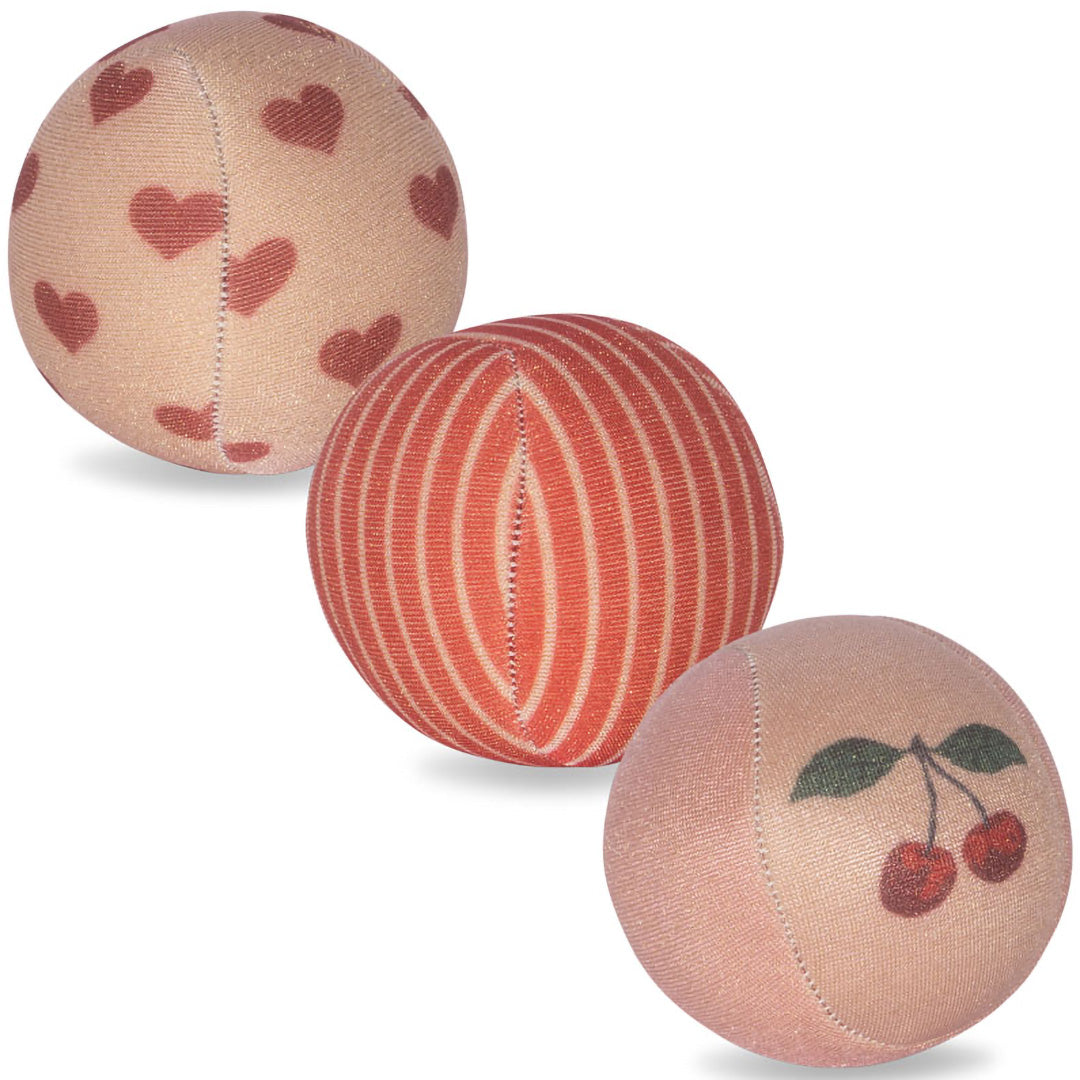 konges sløjd waterballen cherry - 3st | KS102453-CHERRY | 0