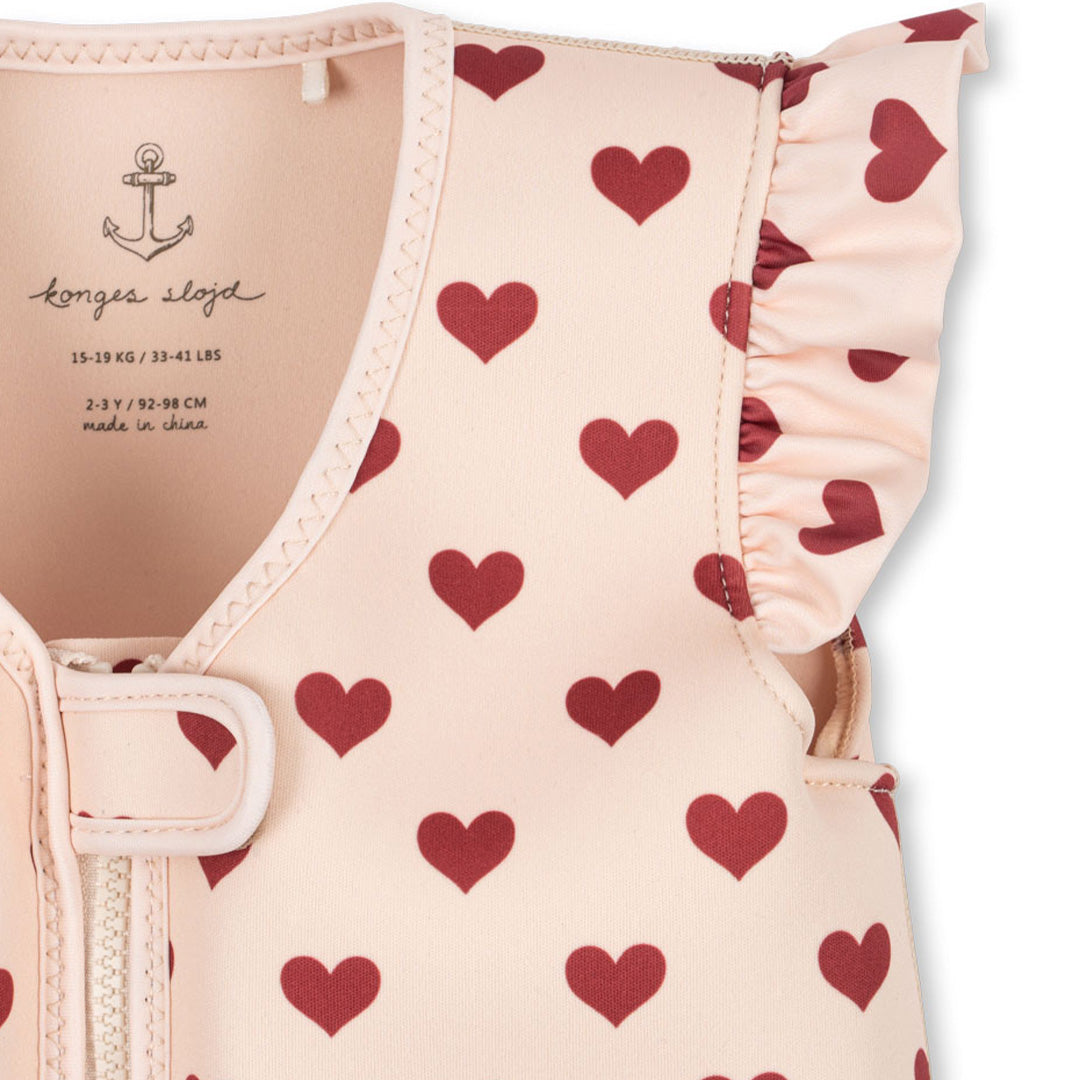 konges sløjd zwemvest amour rouge - 2-3 jaar | KS102695-AMOUR-2-3 | 1