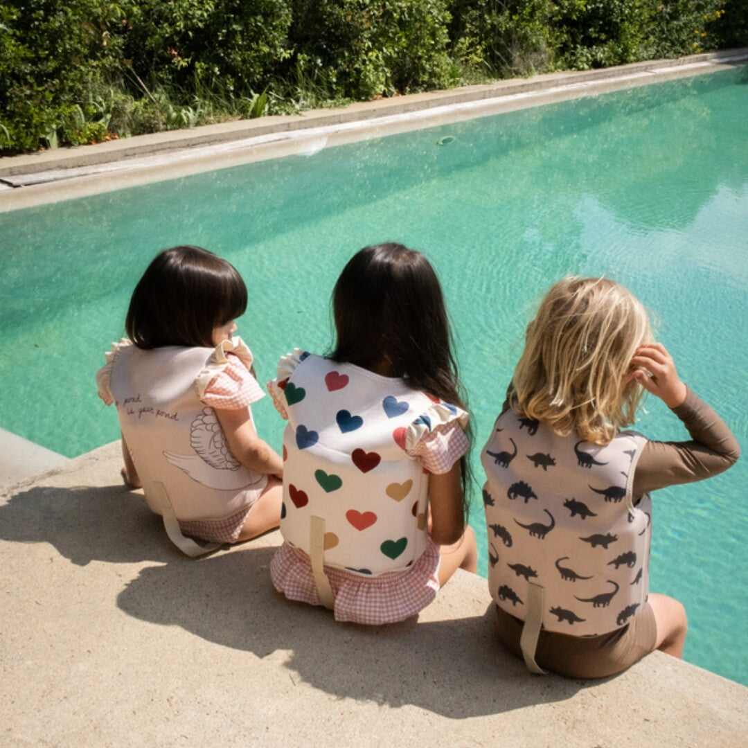 konges sløjd zwemvest frill - bon coeur coloré - 1-2 jaar   | KS100417-BONCOEUR-1-2 | 5