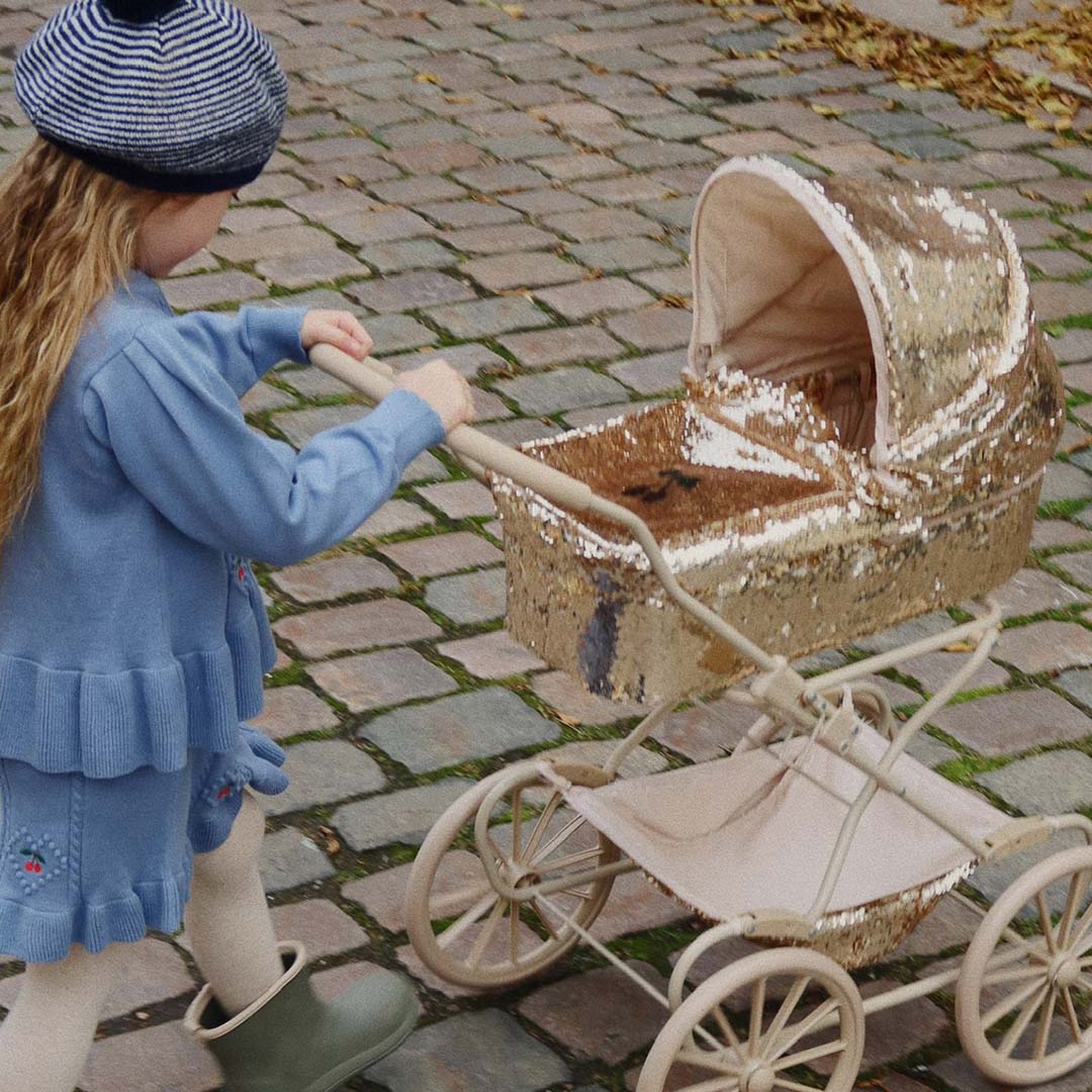 KS103985-SPARKLY | konges sløjd poppenwagen vintage - sparkly | 3
