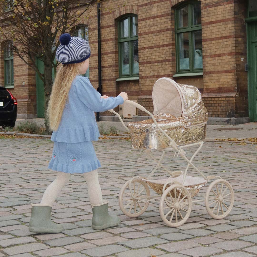 KS103985-SPARKLY | konges sløjd poppenwagen vintage - sparkly | 2