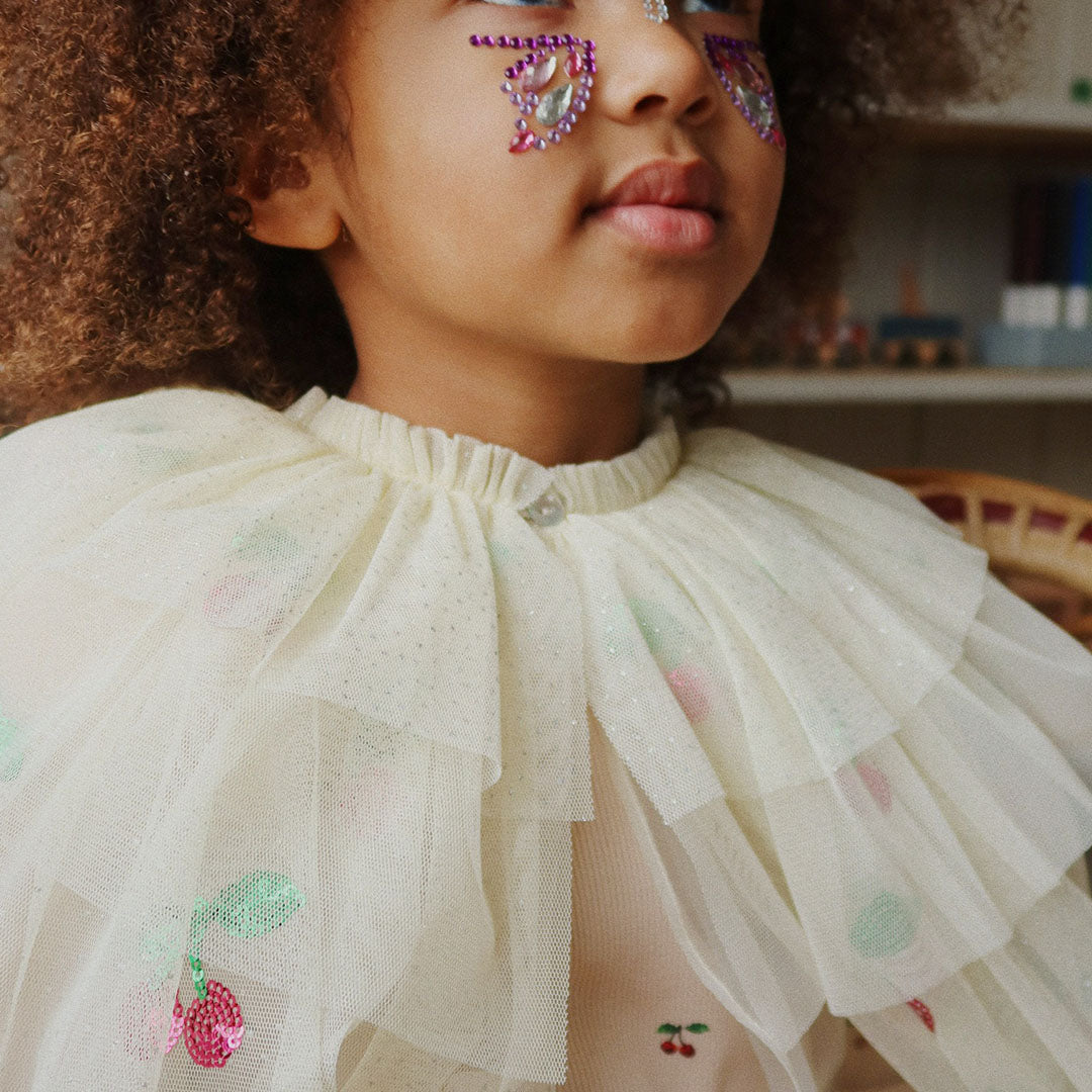 KS103821-5-8Y | konges sløjd verkleedcape en staf - glitter fairy - 5-8 jaar | 3