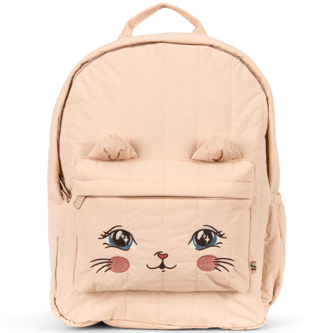konges sløjd rugzak juno kitty - cameo rose - 34 cm | KS104880 | 1